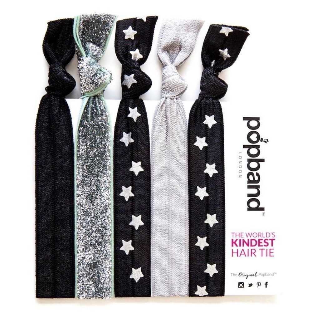 NWT Popband London Ribbon Hair Ties - Kate